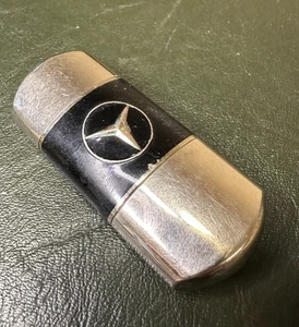 Benzin- Feuerzeug von KW (Karl Wieden) mit Mercedes-Benz Logo Retro / Vintage - Picture 1 of 16