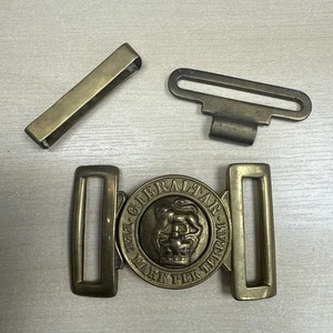 Insignia de hebilla de cinturón de la Marina Real Británica Q/C RE - Imagen 1 de 3