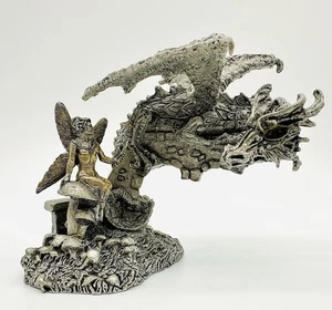 Rawcliffe Zinn Drachenfee unter ihrem Zauber Figur Missy Leigh Hergestellt in den USA 2001 - Bild 1 von 9