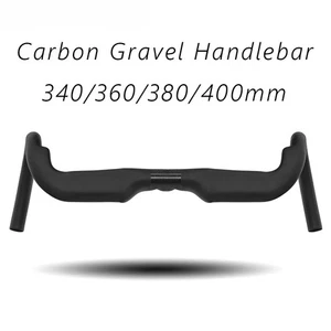 Carbon Gravel Lenker Rennrad Innenzüge Lenker 340/360/380/400 mm - Bild 1 von 18