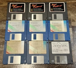 Vintage PC/DOS Games 3.5” Disks Lot Street Fighter II, Manhunter, King’s Quest - Picture 1 of 7