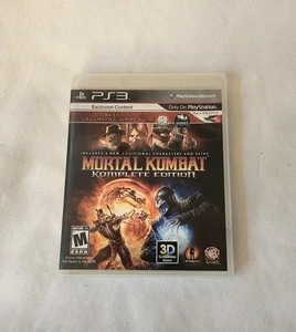 Mortal Kombat Sony PlayStation 3 PS3 2011 y2k Vintage con caja y papeleo  - Imagen 1 de 7