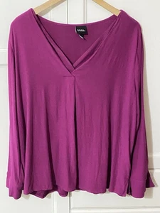 Ulla Popken/  Bluse Hingucker Gr 50/52 Fuchsia Festlich - Bild 1 von 10