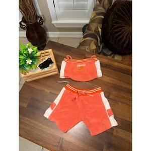 Build a Bear Limited Too Orange Terry Cloth set vintage Y2K - Picture 1 of 4