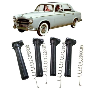 Peugeot 203 - 403 Insulating pipe spark plug connector Kit x4pc - Image 1 of 4