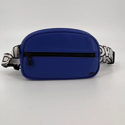 DKNY Bodhi Belt Bag Sapphire Blue Leather Multi Hands‑Free Waist Style - Image 1 of 4