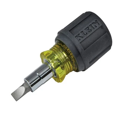Klein Multi Bit Screw & Nut Driver 6 in 1 Stubby - Image 1 of 2