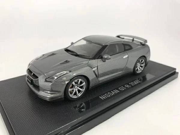 Modellino auto EBBRO 1/43 Nissan GT-R R35 grigio metallo scuro EB44038 - Immagine 1 di 1