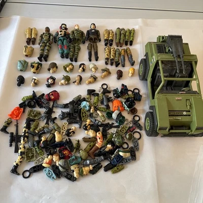 Vintage Gi Joe Figures, Parts, And 1 Vehicle Lot - Image 1 of 4