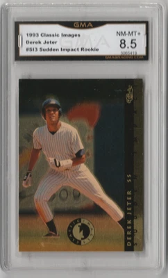 ⚾Derek Jeter 1993 Classic Images #SI3 Sudden Impact GOLD FOIL Rookie⚾ - Image 1 of 4