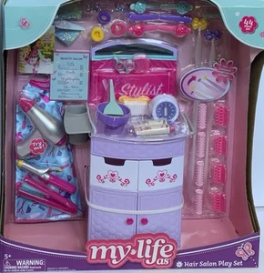 Juego de peluquería My Life As para muñecas de 18" - Imagen 1 de 12