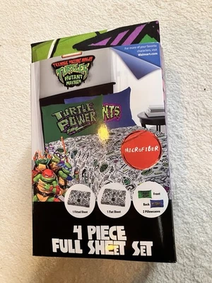 TMNT 全尺寸床单套装 — 第 1/4 张图片