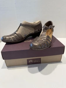 Sandalias Clarks Wendy Tiger metálicas para mujer talla 9M tacón de cuña nuevas - Imagen 1 de 7