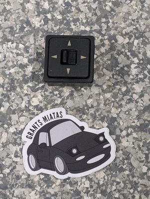 99-05 Mazda Miata MX5 MX-5 OEM Espejo eléctrico Interruptor de botón giratorio GJ84-66-600A Foto 1 de 3