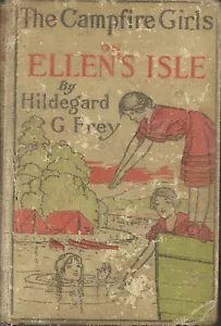 Campfire girls on ellen isle by H Frey hardcover vintage 1917 - Picture 1 of 4