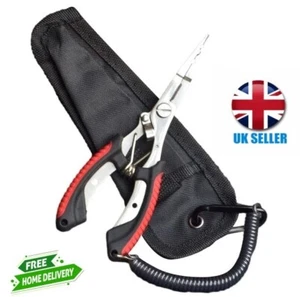 Course Fishing Pliers Stainless Steel Multifunction Hook Cut Fishing Line Pliers - Picture 1 of 10