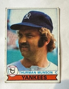 1979Topps #2 ""Burger King"" Thurman Munson Yankees de Nueva York bueno - Imagen 1 de 2