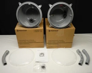 2 Pentair Large PVC Niche Housing for Concrete Gunite Pool Spa Pond 79206700 NEW - Picture 1 of 16