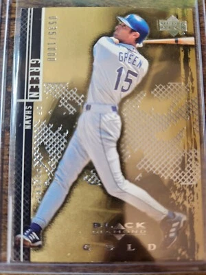 2000 UD Black Diamond Gold Rookie Edition Shawn Green Gold 535/1000 #63 Dodgers - Image 1 of 2