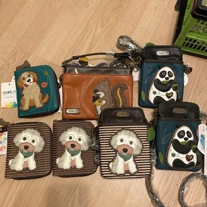 ** Lot Of 7 NEW NWT CHALA  CROSSBODY PURSE ADJUSTABLE  Handbags Wallet $350 **** - Picture 1 of 12