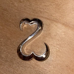 STERLING SILVER JWBR Jane Seymour Open Heart Slide Pendant EUC 925 - Picture 1 of 3