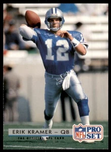 1992 Pro Set Erik Kramer Detroit Lions #168 - Picture 1 of 2