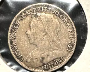 Great Britain 1895 3 pence KM 777 VF - Picture 1 of 2