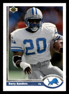 1991 Upper Deck #444 Barry Sanders - Picture 1 of 2
