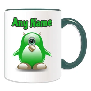Personalisiertes Geschenk Mike Wazowski Becher Geldbox Tasse lustige Neuheit Pinguin Cartoon - Bild 1 von 21