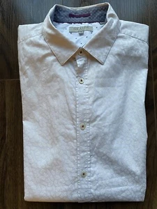 Ted Baker (4) ”Jazflut” Shirt (L) Slim Fit “Ivory” Suits 40” Chest BNWOT RRP £79 - Picture 1 of 12