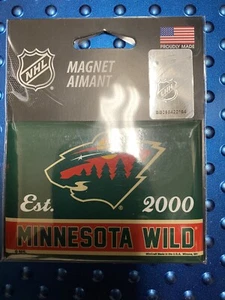 MINNESOTA WILD NHL Magnets 2.5" X 3.5" New Factory Sealed Made In USA - Picture 1 of 6