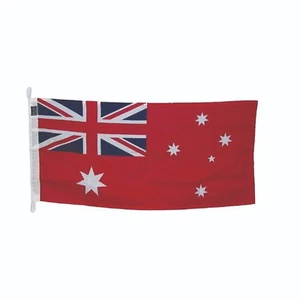 Australia Rojo Bandera Marina Poliéster Calidad Navegación Nylon Cabecera 92x58cm - Imagen 1 de 3