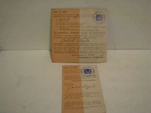 Vintage NEDERLANDS travel papers from 1910 - Picture 1 of 1