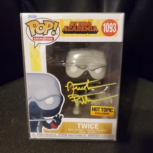 Funko POP DOS VECES! My Hero Academia Newton Pittman autógrafo firmado con certificado de autenticidad JSA - Imagen 1 de 4