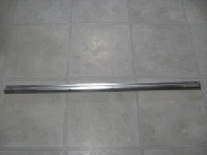 1955 PLYMOUTH 4DR WAGON RIGHT REAR DOOR LOWER CHROME TRIM MOLDING MOPAR 1579880 - Picture 1 of 7