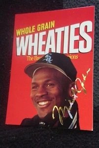 Michael Jordan 1995 Barons Whole Grain Wheaties 103 Sports Star White Sox NBA F - Bild 1 von 12