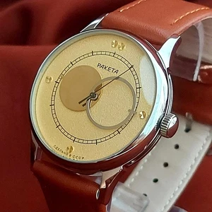 Vintage Raketa Men's Wristwatch Kopernik Copernic USSR Soviet Watch Serviced - Picture 1 of 14
