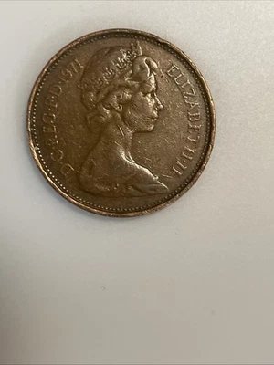 1971 2p New Pence - Elizabeth II - Very Rare - British coin - Image 1 of 2
