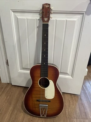 Real Vintage Regal Acoustic Guitar Made In USA with Case 1959 Extremely Rare  - Image 1 of 4