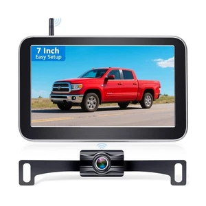 Wkzay 7" Wireless Backup Camera System - HD 1080P Truck Camera - Picture 1 of 9