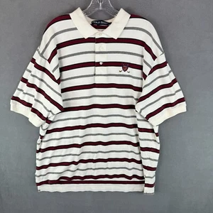 Ralph Lauren Polo Golf Camicia Uomo XL Righe Vintage Made In USA - Foto 1 di 8