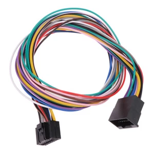 16 Pin Car Stereo Radio ISO Wire Harness Kits Power Speak ACC Extension 60cm - Picture 1 of 12