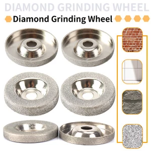 50mm Diamond Cup Grinding Wheel Sharpener Cutting 150/180/320 Grit F Rotary Tool - Picture 1 of 8