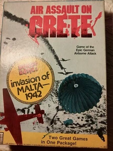 Air Assault on Crete game from Avalon Hill- punched + free ship - Picture 1 of 6