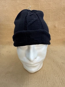 Satila BROOKLYN Beanie Mütze Sätila Strick Schweden Navy Baumwolle/Kaschmir One Size - Bild 1 von 9