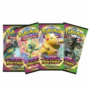 (4x) Pokemon VIVID VOLTAGE (10 Karten Booster Packs) Alle 4 Cover Arts - Factory Sealed - Bild 1 von 1