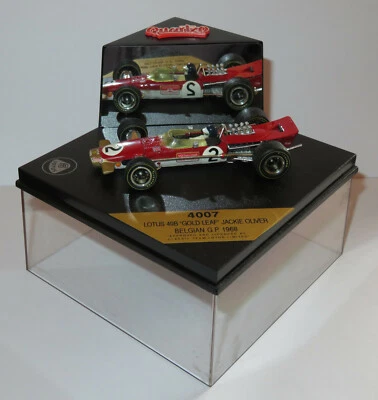 Quartz Lotus 49B Gold Leaf Jackie Oliver Belgian GP 1968 Q4007 1/43 In Box - Image 1 of 4