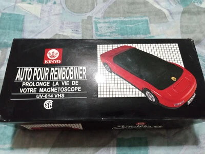 Cinta VHS Kinyo F-2000 roja para auto deportivo bobinadora automática completa en caja Foto 1 de 4