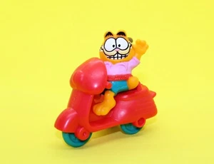 Vintage McDonald's 1988 GARFIELD on Motorcycle with Odie Sidecar Happy Meal Toy - Picture 1 of 4