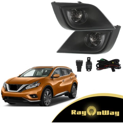 Luces antiniebla halógenas laterales izquierdo y derecho Nissan Murano 2015-2017-2018 con kits de bisel Foto 1 de 4